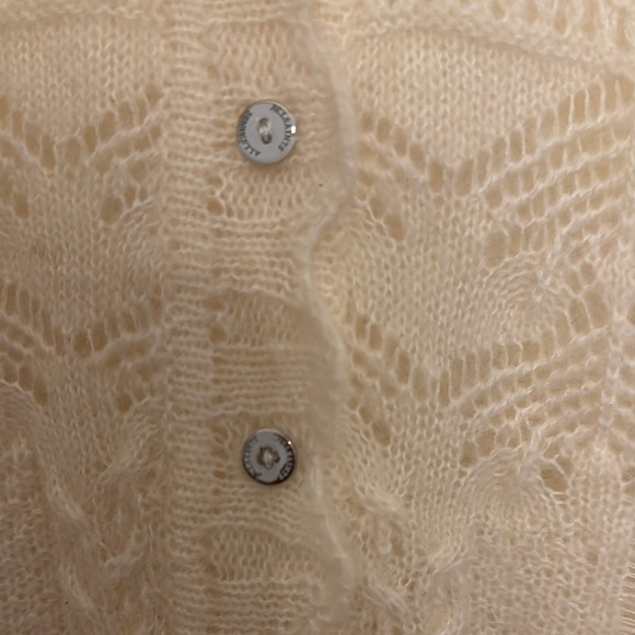 All Saints Cream Cardigan Sweater - Picture 3 of 9